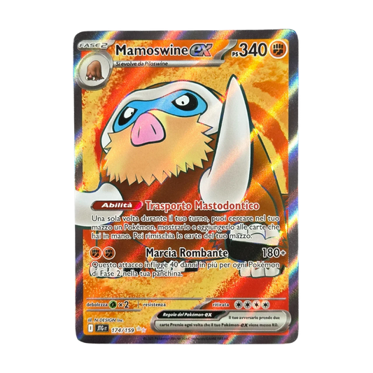 carta pokemon mamoswine fronte