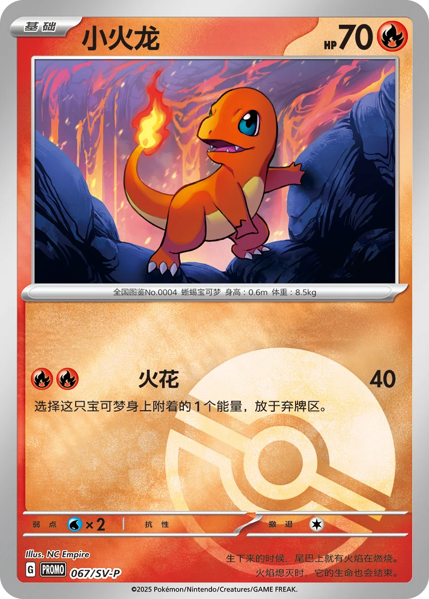 Carta Charmander pokeball pattern