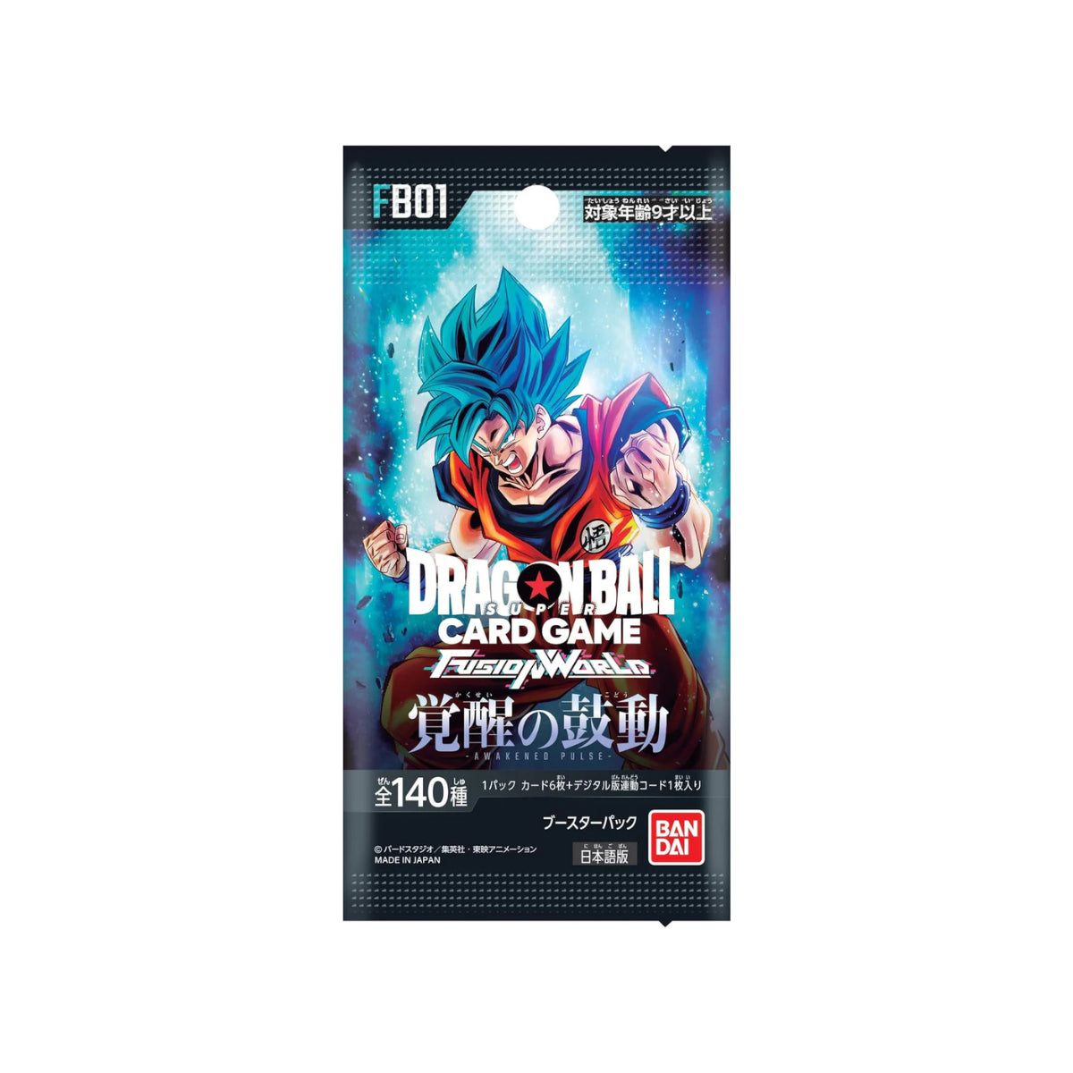 Dragon Ball Super Card Game - Fusion World - FB01 - Awakened Pulse - BOX 24 Bustine - JAP