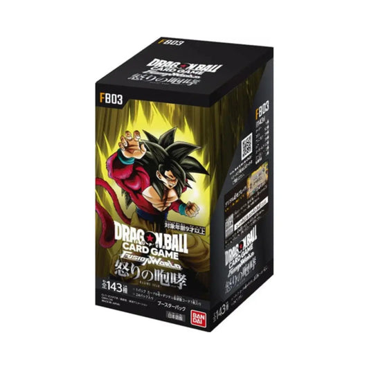 Dragon Ball Super Card Game - Fusion World - FB03 - Raging Roar - Box 24 Bustine - JAP