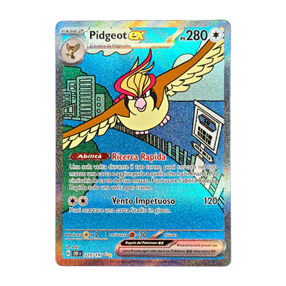 225-197 Pidgeot Ex Alternative Art (IT) | Carte Pokémon (Near Mint)